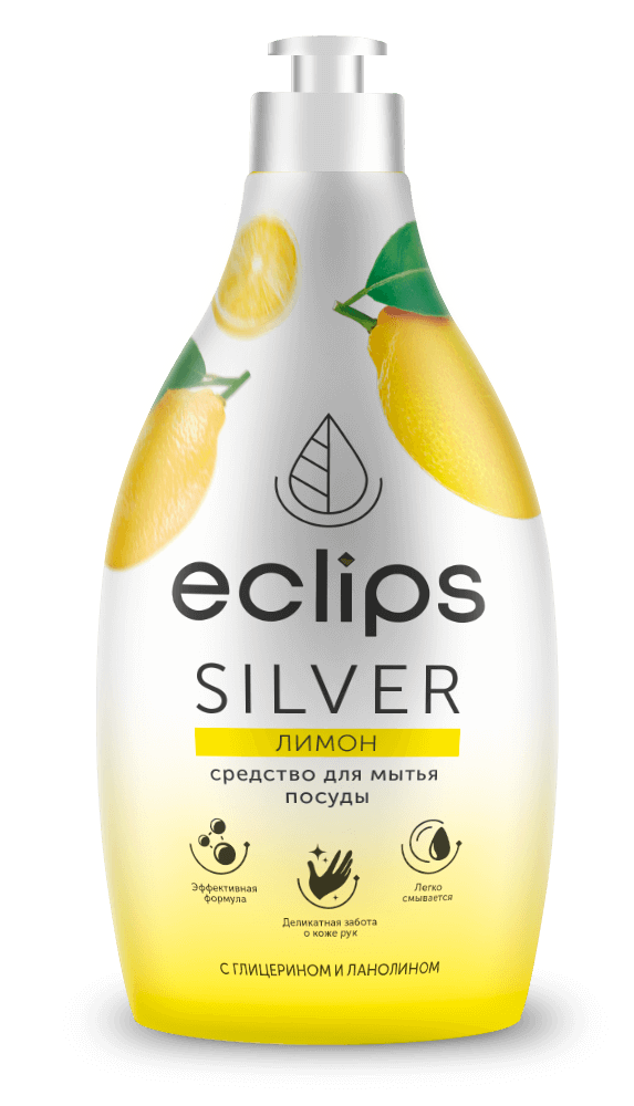 Средство для мытья посуды Eclips Silver Лимон 500 мл